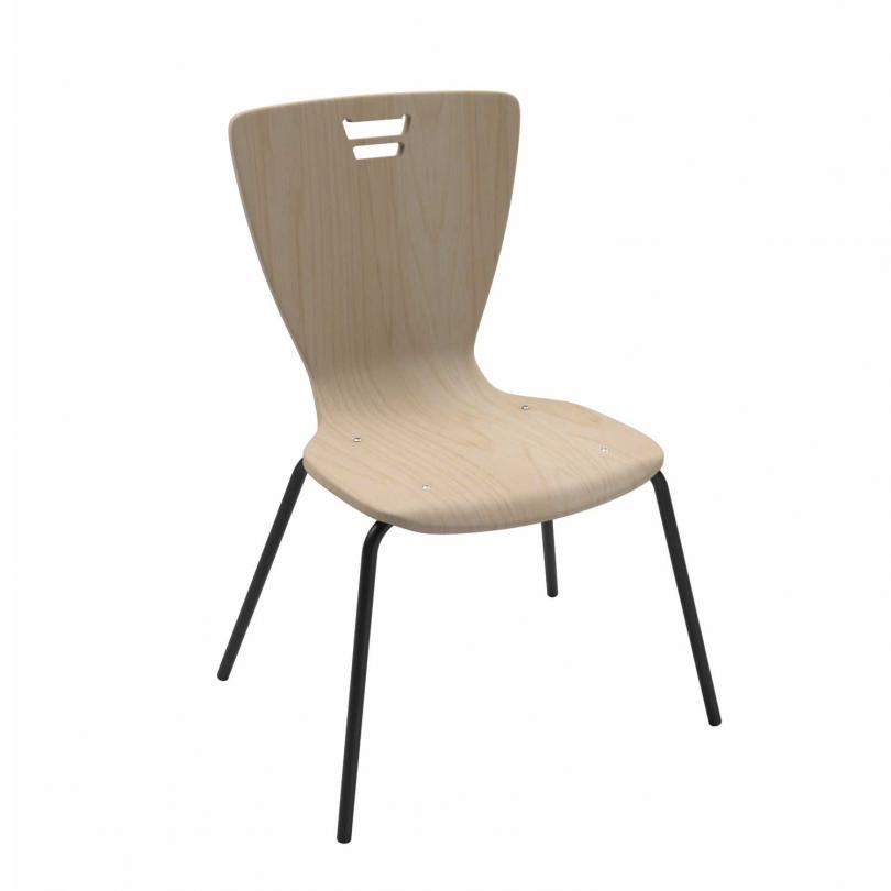 Стілець з фанерним моноблоком, 555х515х835 мм (ЛЕОНТЕК) (48470)